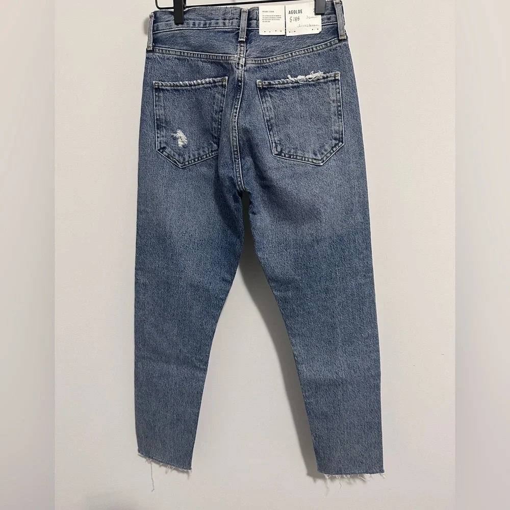 Agolde Jamie High Rise Classic Jeans in Livestream Tapered